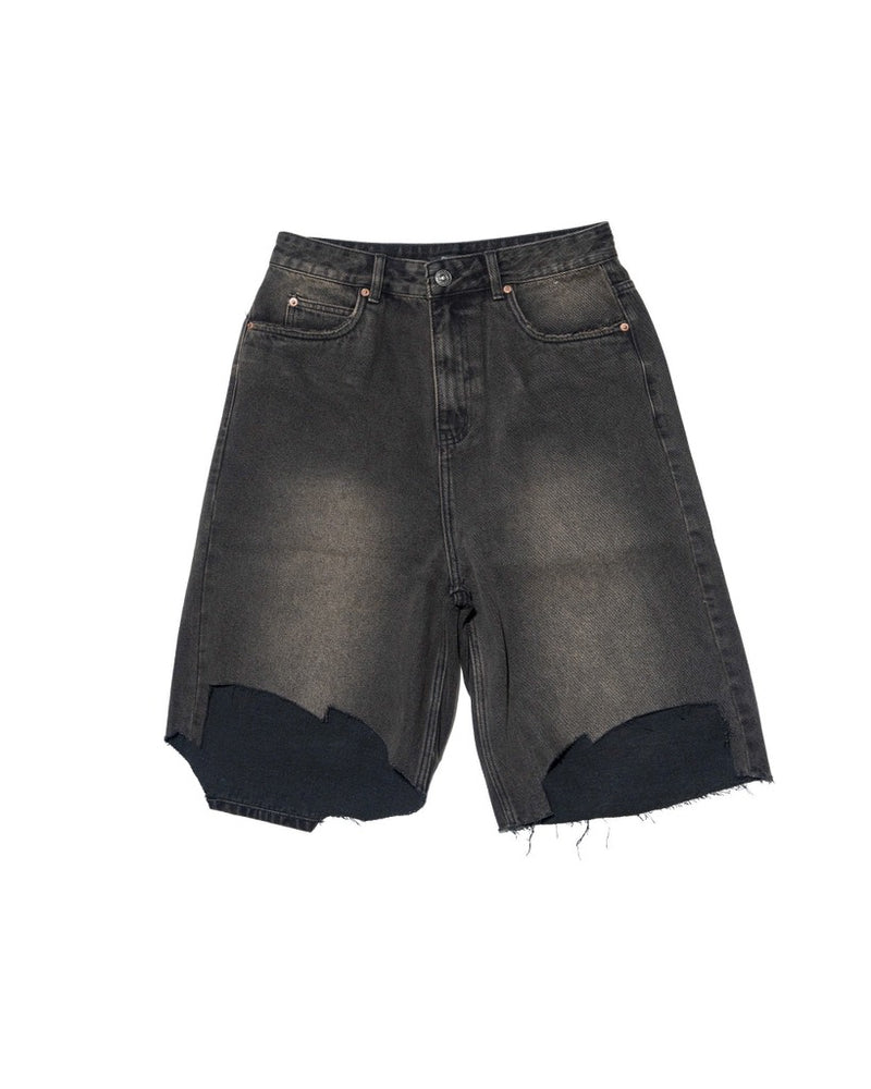 Blackorp Cut Off Black Denim Shorts – official view 1