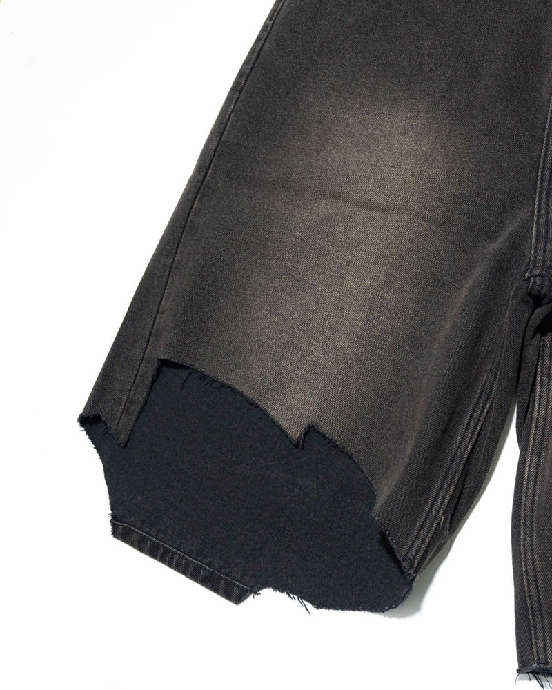 Blackorp Cut Off Black Denim Shorts – official view 4