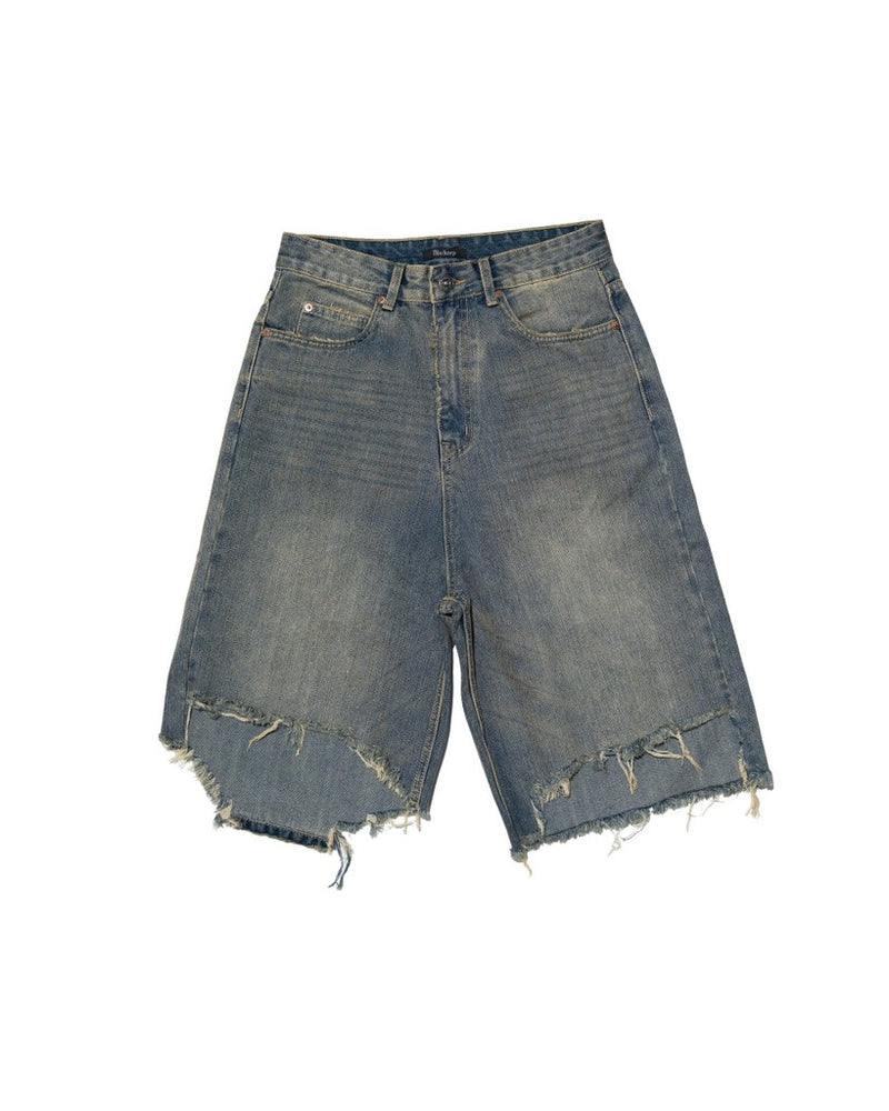 Blackorp Cut Off Blue Denim Shorts – official view 1