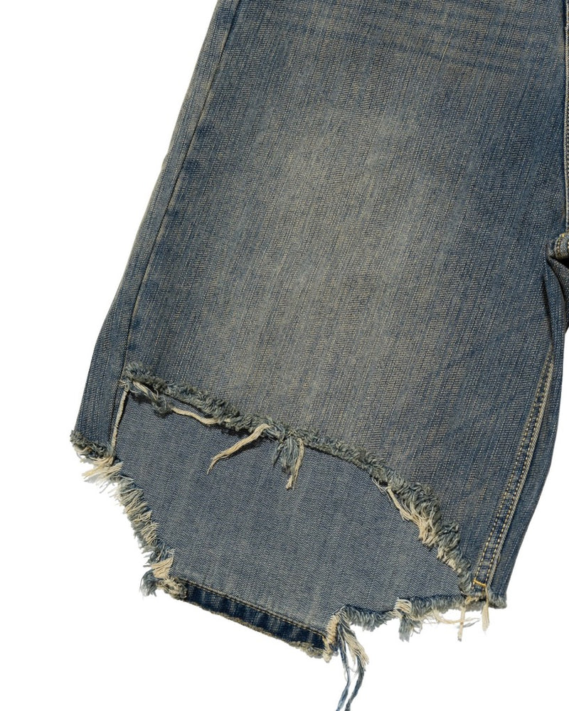 Blackorp Cut Off Blue Denim Shorts – official view 3