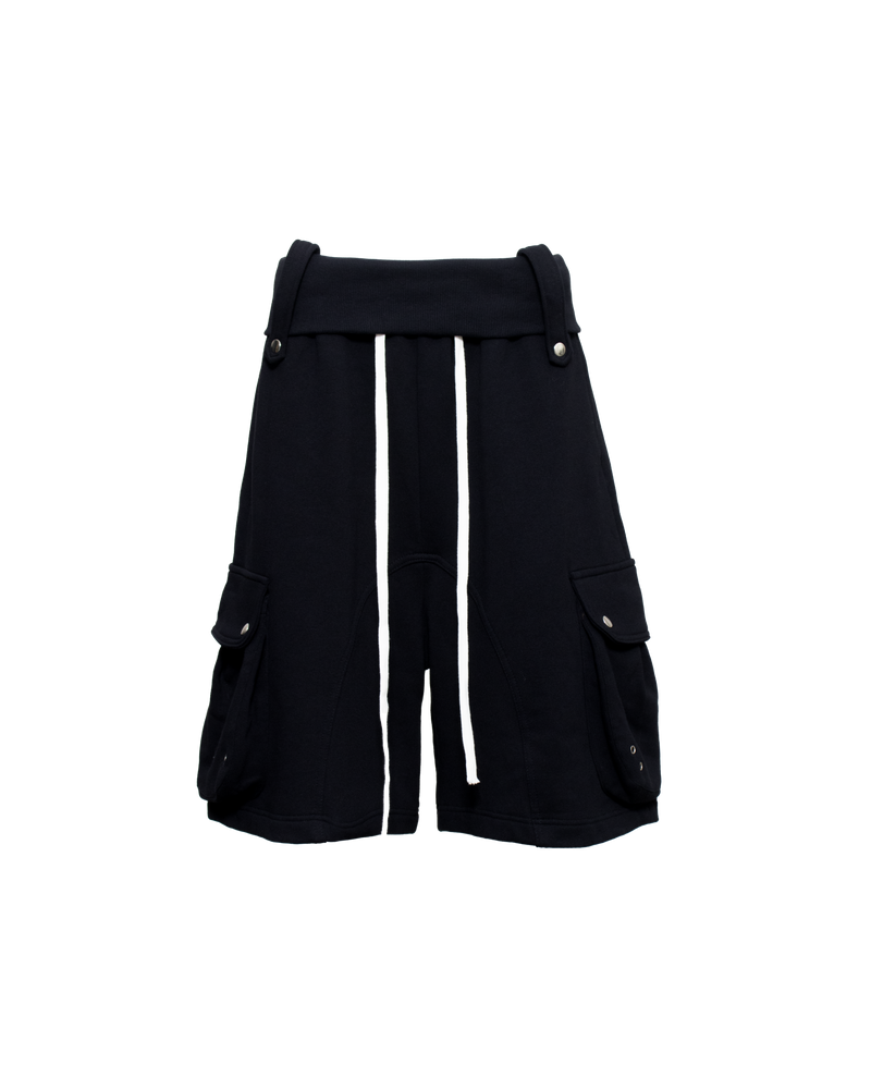 BLANC STUDIO Track Shorts (Black) – official view 1
