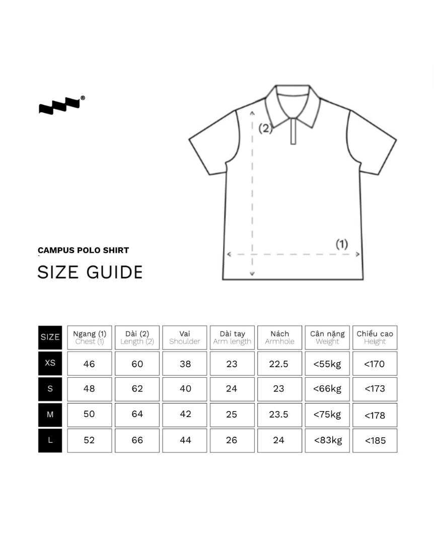 LIDER CAMPUS POLO SHIRT [Striped Grey]