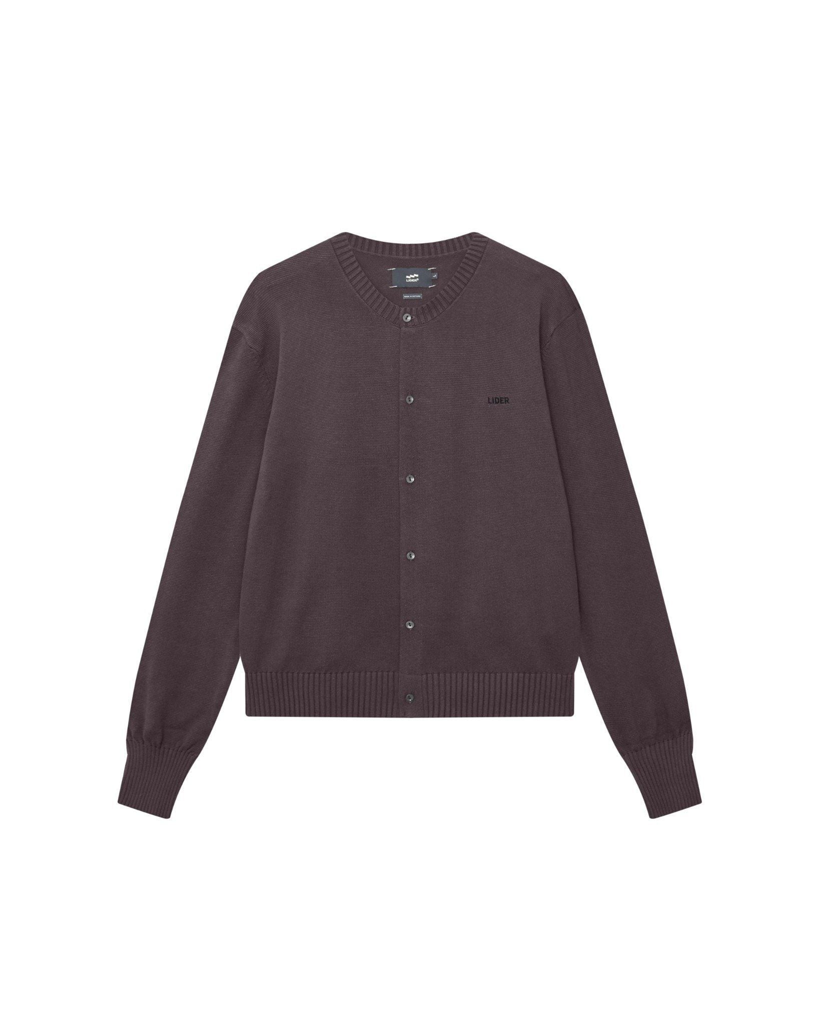 LIDER - AUTUMNAL KNIT CARDIGAN [Chocolate]