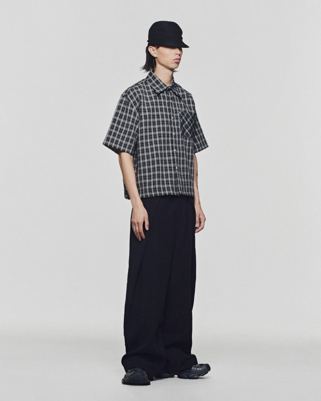 LIDER CAROLINE BOXY SHIRT 2.0 [Checked Black]