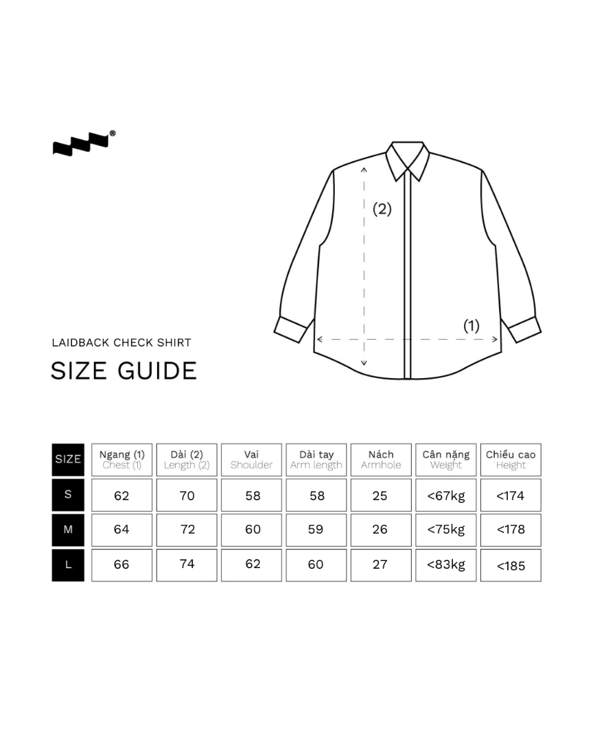LIDER LAID BACK CHECK SHIRT [Still Sand]