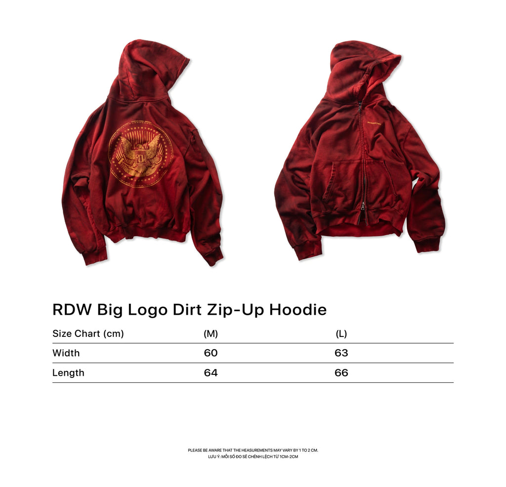 RDW BIG LOGO Hoodie - RED