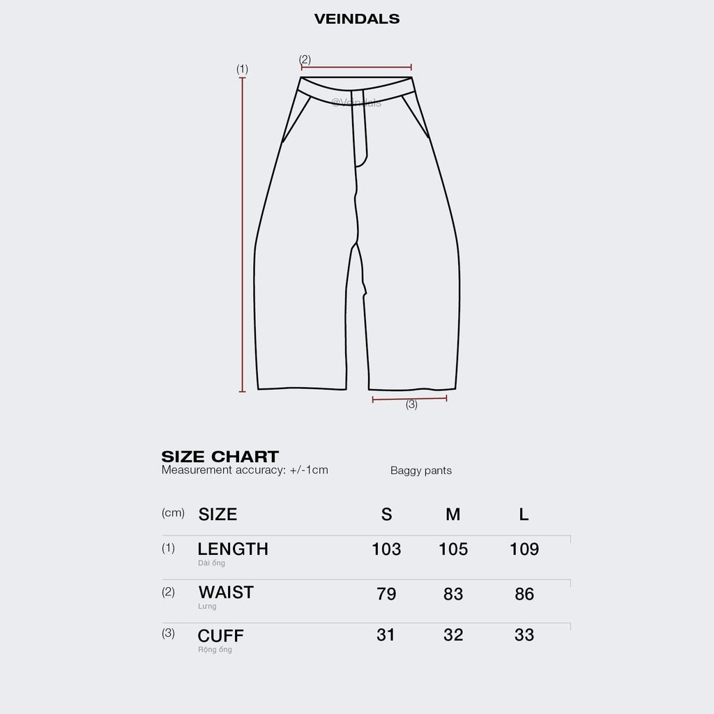 VD Light BLUE Distressed Baggy Pants
