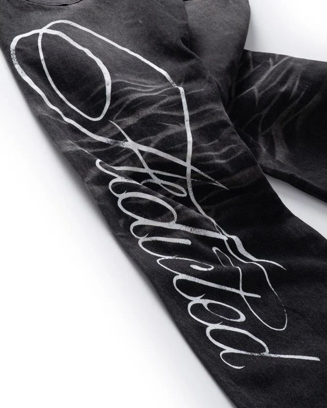 BCK Flared Addict Pants - Black