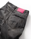 BCK ASH OUT Denim Pants - Black