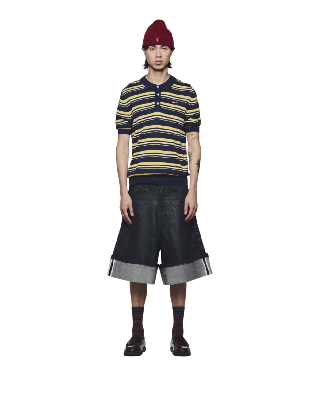 LIDER CAMPUS POLO SHIRT [Striped Honey]