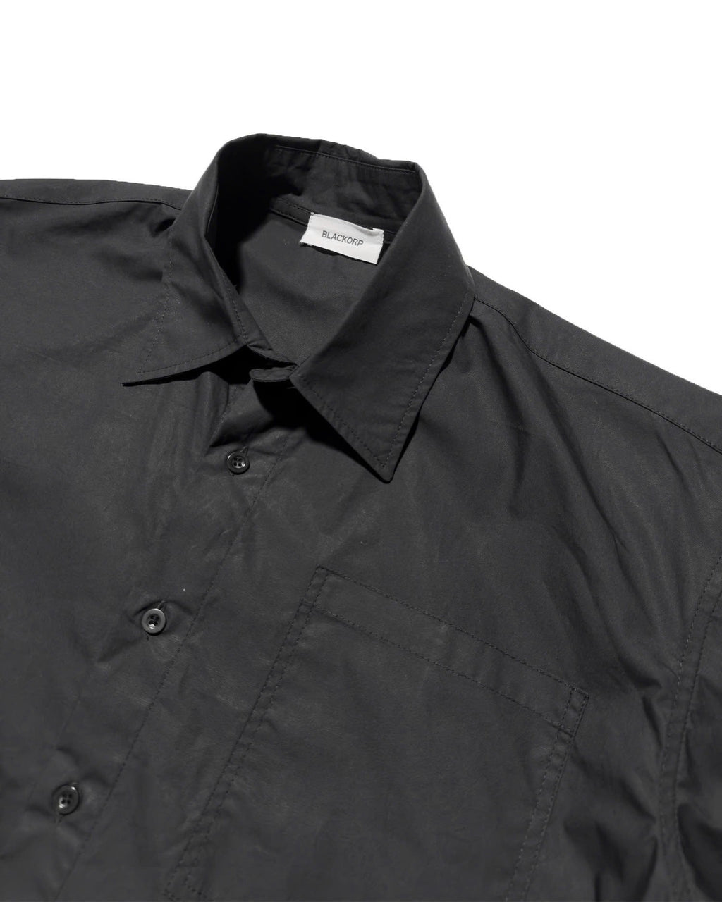 Blackorp Wrinkled Poplin Logo Long Sleeve Shirts
