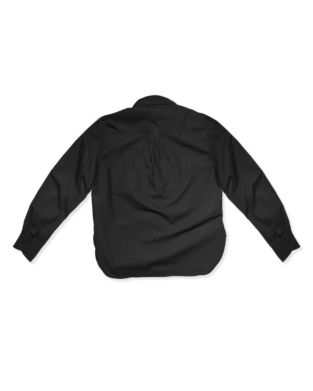 Blackorp Wrinkled Poplin Logo Long Sleeve Shirts