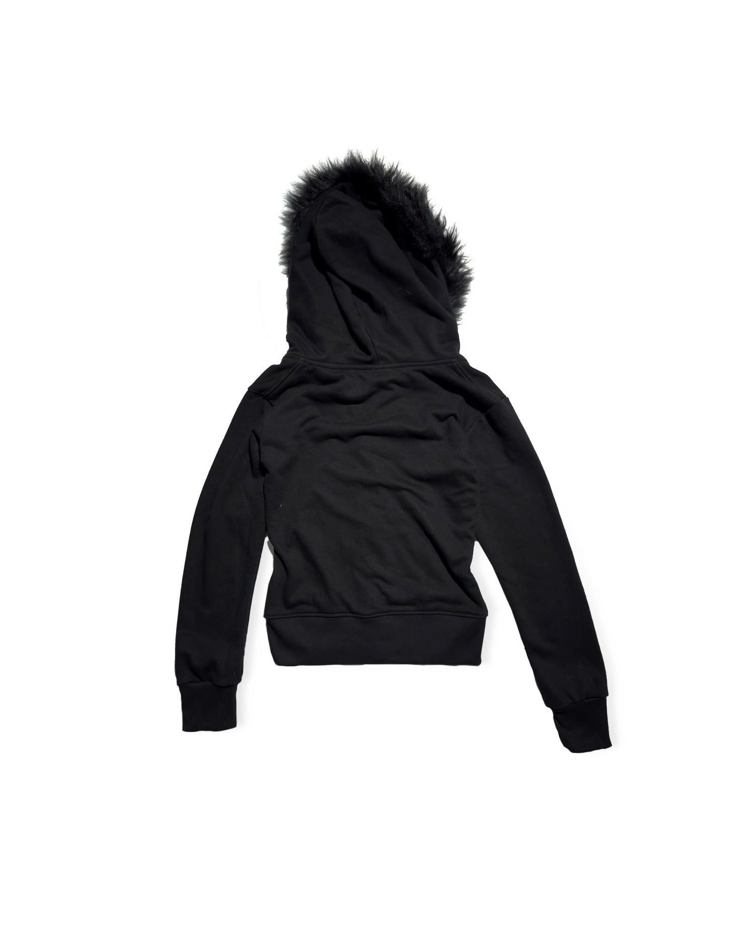 Blackorp Fur Trimming Hooded Zip-Up